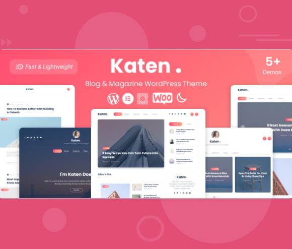 Katen - Blog & Magazine WordPress Theme
