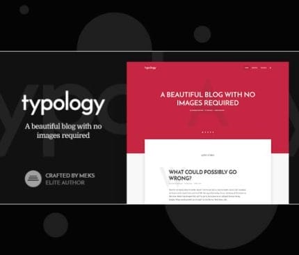 Typology - Minimalist Blog & Text Based Theme for WordPress