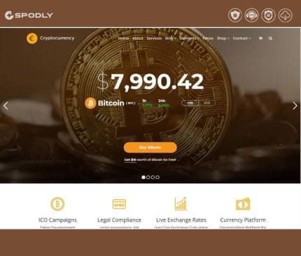 Gpl-VisualModo-Cryptocurrency-WordPress-Theme