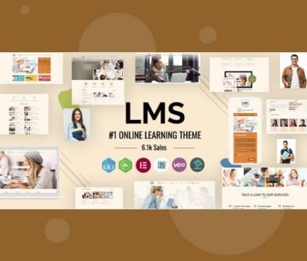LMS Learning Management System, Education LMS WordPress Theme