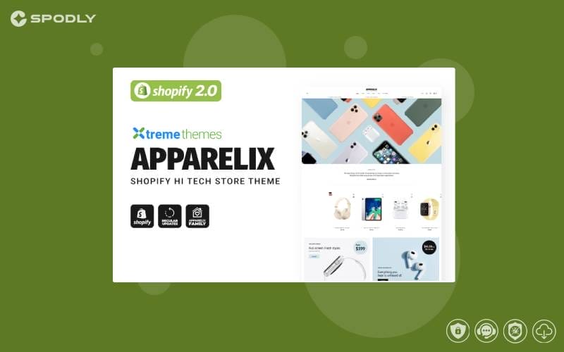 Apparelix Shopify HI Tech Store Theme
