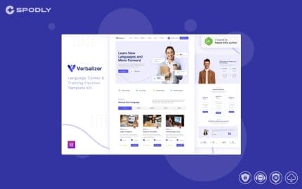 Verbalizer – Language Courses & Learning Center Elementor Template Kit