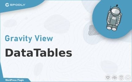 Wordpress Plugin GravityView - DataTables