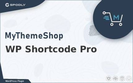 Wordpress Plugin MyThemeShop - WP Shortcode Pro