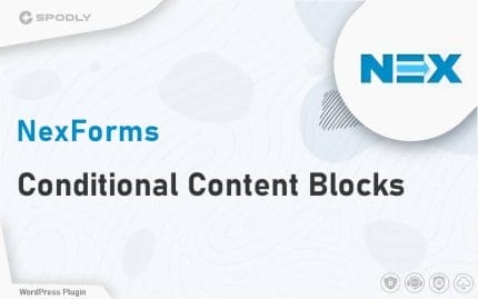 Wordpress Plugin NEX-Forms - Conditional Content Blocks
