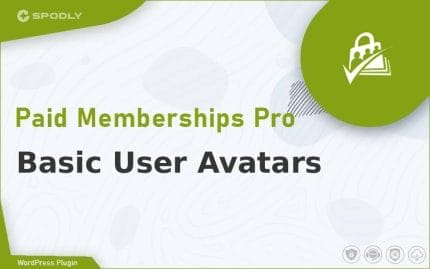 Wordpress Plugin Paid Memberships Pro - Basic User Avatars