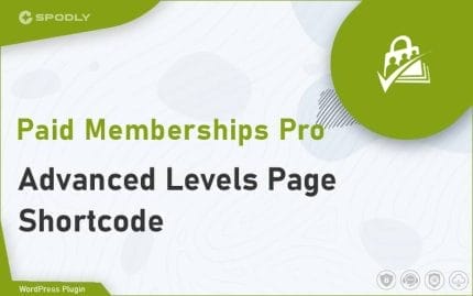 Wordpress Plugin Paid Memberships Pro - Advanced Levels Page Shortcode