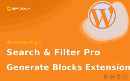 Wordpress Plugin Search & Filter Pro - Generate Blocks Extension