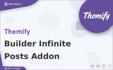 Wordpress Plugin Themify - Builder Infinite Posts Addon