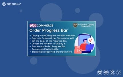 Wordpress plugin WooCommerce Order Progress Bar | Order Tracking