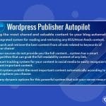 Wordpress plugin Wordpress Publisher Autopilot