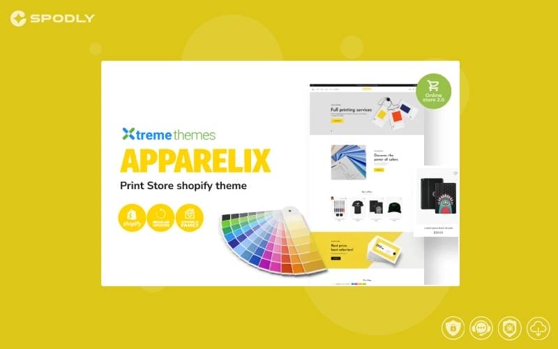 Apparelix Shopify Print Store Theme