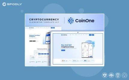 CoinOne - Cryptocurrency Elementor Template Kit
