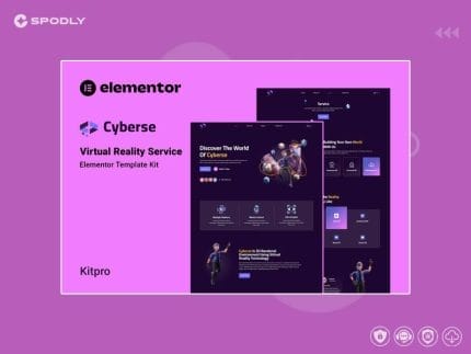 Cyberse - Virtual Reality Service Elementor Template Kit