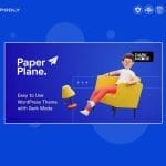 Gpl-Paper-Plane-Modern-WordPress-Blog-Theme