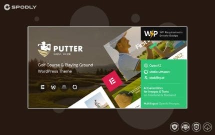 Putter - Golf Course & Playing Ground WordPress Theme