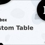 Meta Box - Custom Table