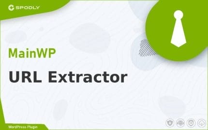 Wordpress Plugin MainWP - URL Extractor