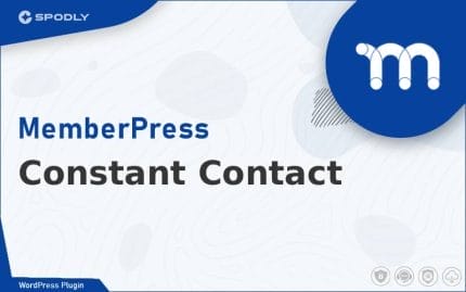 Wordpress Plugin MemberPress - Constant Contact