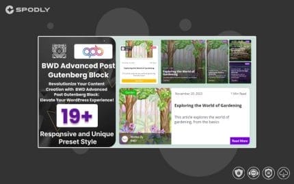 BWD - Post Block - Plugin For Gutenberg