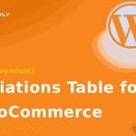 WPC Variations Table for WooCommerce