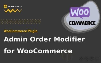 WooCommerce Plugin WooCommerce - Admin Order Modifier for WooCommerce