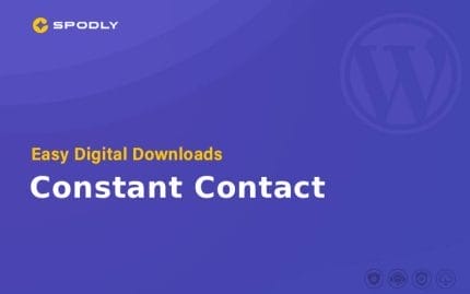 Wordpress Plugin Easy Digital Downloads - Constant Contact