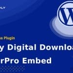 Wordpress Plugin Easy Digital Downloads - UserPro Embed