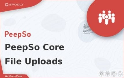 Wordpress Plugin PeepSo Core - File Uploads