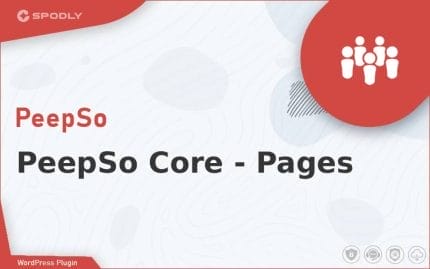 Wordpress Plugin PeepSo Core - Pages