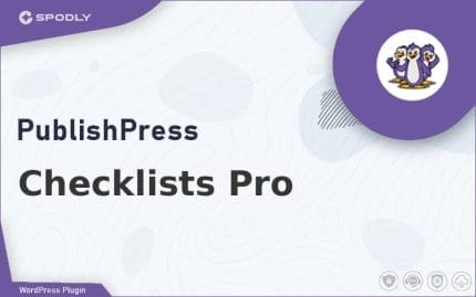 Wordpress Plugin PublishPress - Checklists Pro