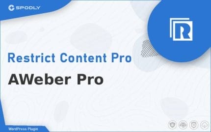 Restrict Content Pro - AWeber Pro