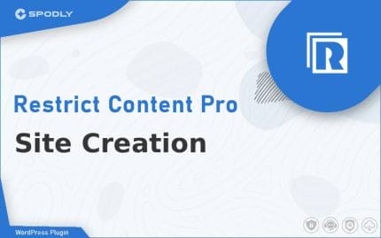Restrict Content Pro - Site Creation
