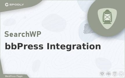 Wordpress Plugin SearchWP - bbPress Integration