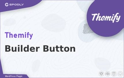 Wordpress Plugin Themify - Builder Button