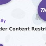 Wordpress Plugin Themify - Builder Content Restriction