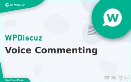 wpDiscuz - Voice Commenting