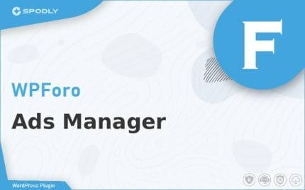 Wordpress Plugin WPForo - Ads Manager