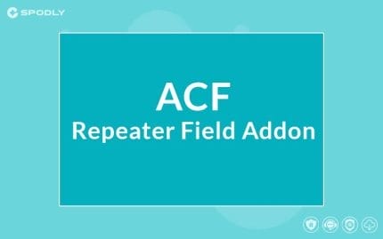 Wordpress plugin Advanced Custom Fields Repeater Field Addon