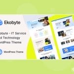 Ekobyte - IT Service & Technology WordPress Theme