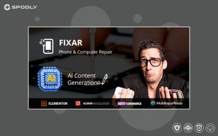 Fixar - Phone & Computer AI Repair Wordpress Theme