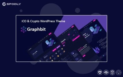Graphbit - ICO & Crypto Bootstrap WordPress Theme