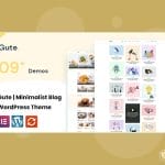 Gute Minimalist Blog WordPress Theme