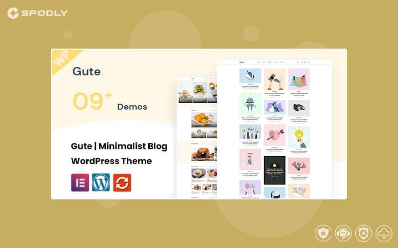 Wordpress Theme Gute Minimalist Blog Gute Minimalist Blog WordPress Theme